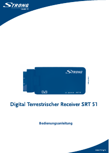 Bedienungsanleitung Strong SRT 51 Digital-receiver