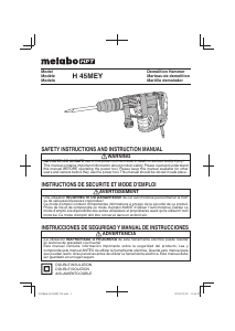 Handleiding Metabo H 45MEY Breekhamer