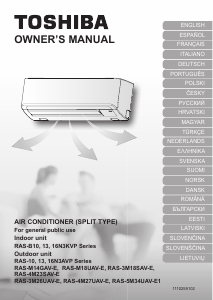 Manuál Toshiba RAS-5M34UAV-E1 Klimatizace