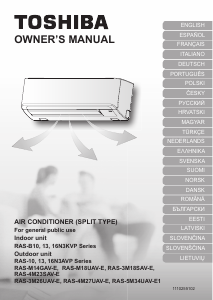 Priručnik Toshiba RAS-3M18SAV-E Klimatizacijski uređaj