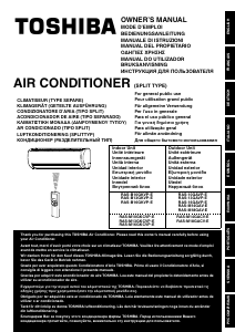 Manual Toshiba RAS-B16GKVP-E Air Conditioner