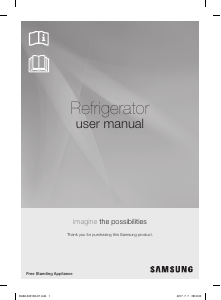 Manual Samsung RH57H8231SA Frigorífico combinado