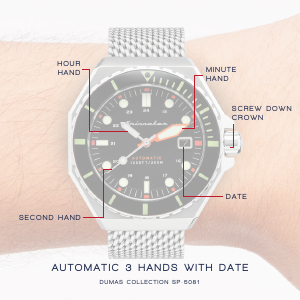 Bruksanvisning Spinnaker SP-5081-22 Dumas Armbandsur