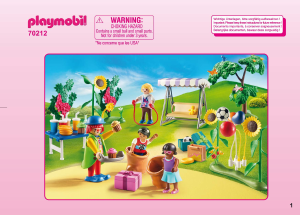 Manual de uso Playmobil set 70212 Modern House Fiesta de Cumpleaños Infantil