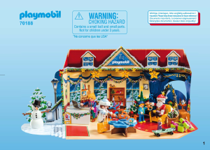 Mode d’emploi Playmobil set 70188 Christmas Calendrier de l'avent boutique de jouets