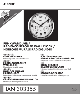 Manual Auriol IAN 303355 Relógio