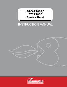 Handleiding Baumatic BTC6740SS Afzuigkap