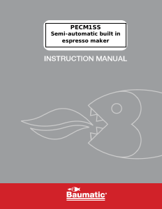 Bruksanvisning Baumatic PECM1SS Espressomaskin