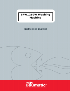 Bruksanvisning Baumatic BFW1210W Tvättmaskin