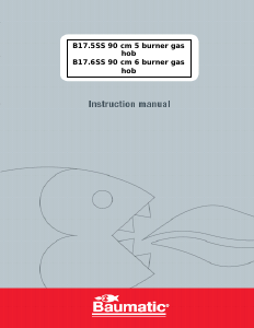 Handleiding Baumatic B17.5SS Kookplaat