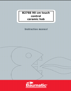 Handleiding Baumatic B27SS Kookplaat