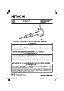 Bruksanvisning Hitachi H 90SE Bilningshammare