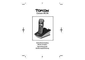 Handleiding Topcom Cocoon 95 Draadloze telefoon