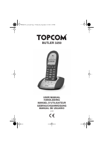 Handleiding Topcom Butler 3250 Draadloze telefoon