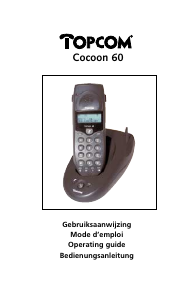 Bruksanvisning Topcom Cocoon 60 Trådlös telefon
