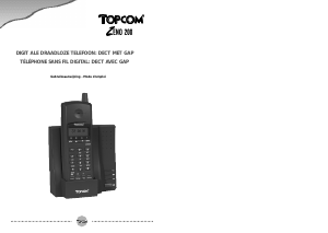 Handleiding Topcom Zeno 200 Draadloze telefoon