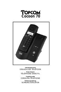 Handleiding Topcom Cocoon 70 Draadloze telefoon