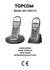 Manual Topcom Butler 3011 Wireless Phone