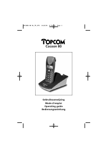 Handleiding Topcom Cocoon 80 Draadloze telefoon