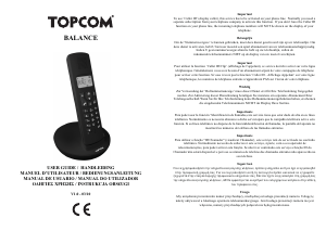 Manual de uso Topcom Balance Teléfono inalámbrico