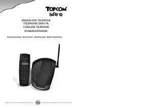 Bruksanvisning Topcom Butler 100 Trådlös telefon