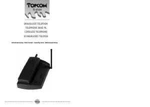 Bruksanvisning Topcom Nelson Trådlös telefon
