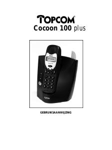 Handleiding Topcom Cocoon 100 Plus Draadloze telefoon