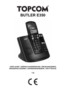 Handleiding Topcom Butler E350 Draadloze telefoon