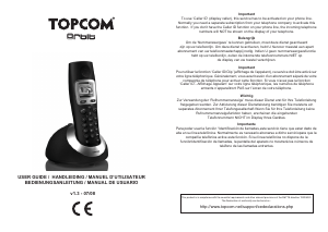 Bruksanvisning Topcom Orbit Trådløs telefon