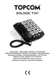 Bruksanvisning Topcom Sologic T101 Telefon