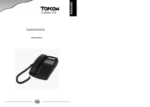 Handleiding Topcom Optima 150 Telefoon