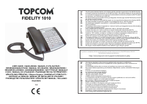 Manual Topcom Fidelity 1010 Telefone