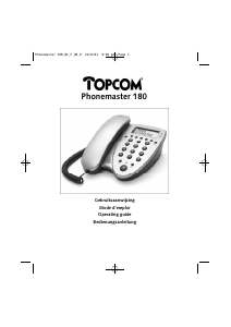 Manual Topcom Phonemaster 180 Phone