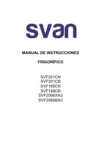 Bruksanvisning Svan SVF2066XA3 Kyl-frys