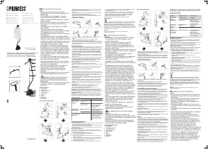Instrukcja Princess 332848 Parowiec do odzieży