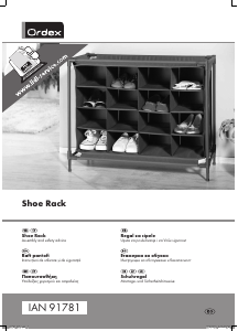 Посібник Ordex IAN 91781 Шафа для взуття