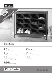 Посібник Ordex IAN 270644 Шафа для взуття