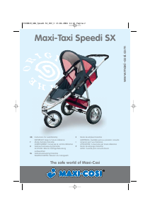 Handleiding Maxi-Cosi Maxi-Taxi Speedi SX Kinderwagen