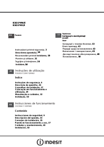Manual Indesit IS5G1PMW/E Aragaz
