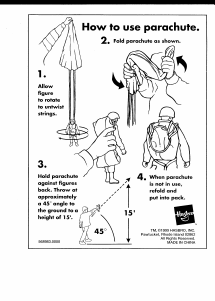 Handleiding Hasbro GI Joe Airbourne Normandy Parachute