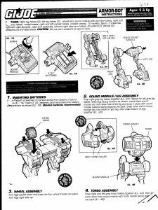 Handleiding Hasbro GI Joe Armor-Bot