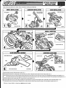 Handleiding Hasbro GI Joe Attack Cruiser