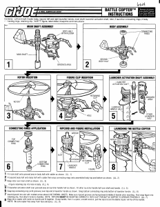 Handleiding Hasbro GI Joe Battle Copter