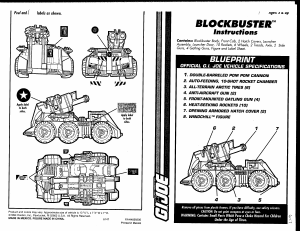 Handleiding Hasbro GI Joe Blockbuster