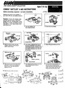 Handleiding Hasbro GI Joe Cobra Rattler 4-WD