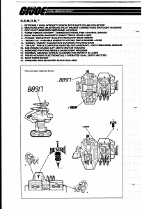 Handleiding Hasbro GI Joe D.E.M.O.N