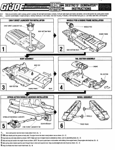 Handleiding Hasbro GI Joe Destros Dominator