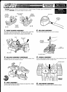 Handleiding Hasbro GI Joe Detanator