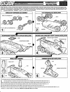 Handleiding Hasbro GI Joe Hammerhead