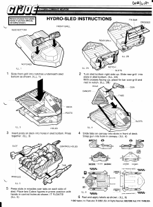 Handleiding Hasbro GI Joe Hydro-Sled